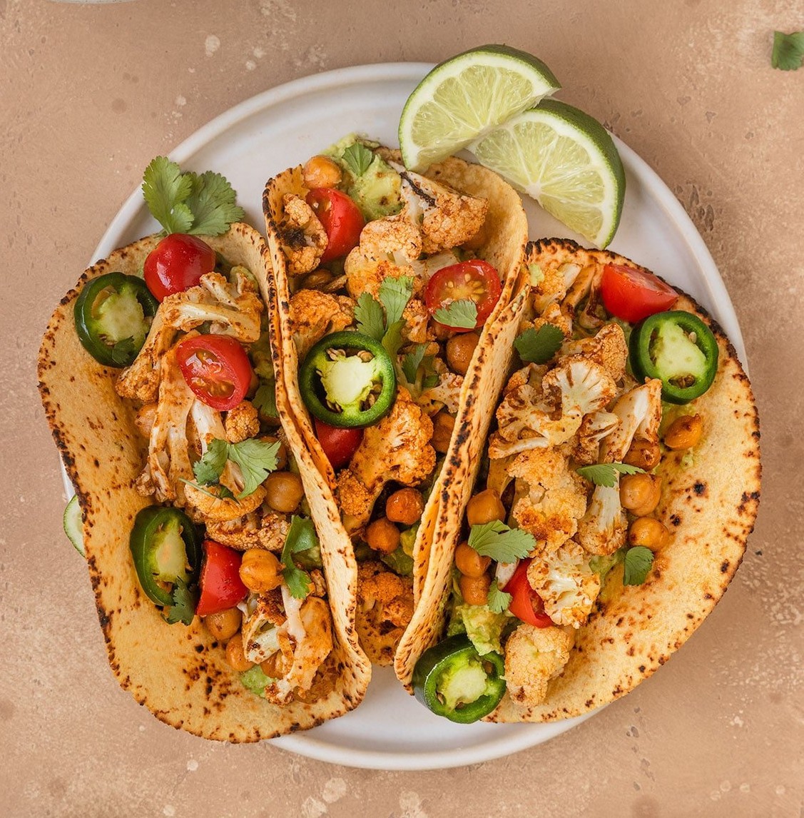 Cauliflower Chickpea Tacos